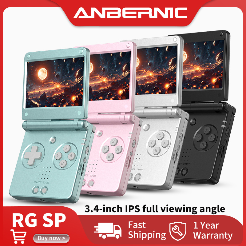 Retro Gaming N64 - Anbernic RG SP Flip Retro Handheld