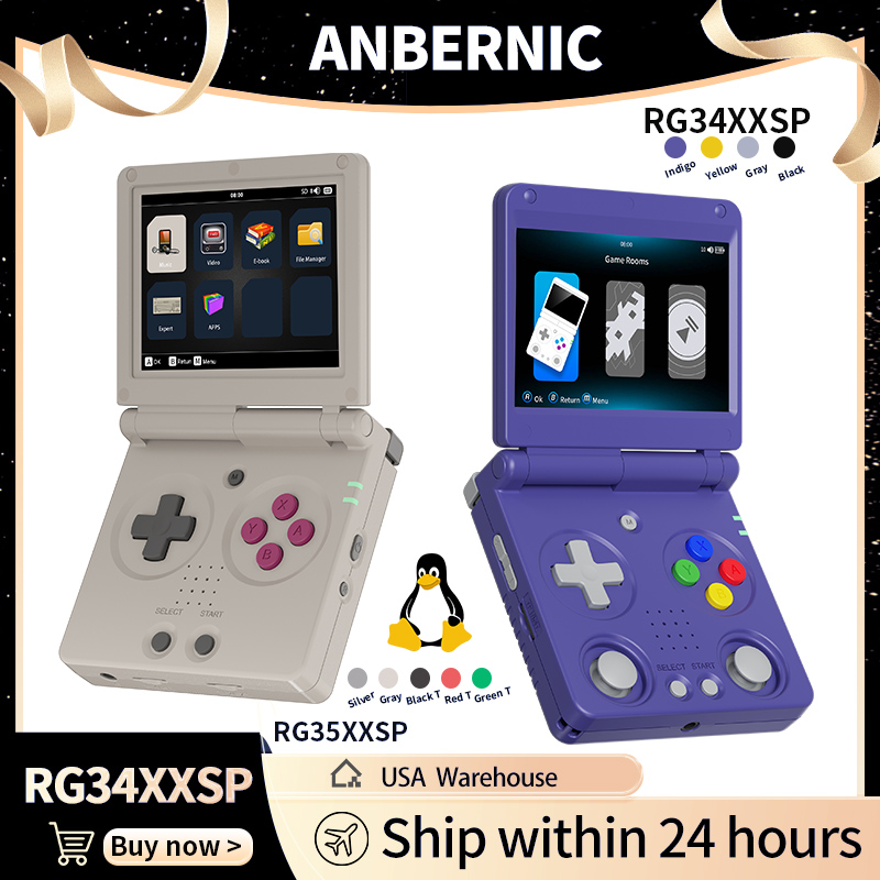 Anbernic RG34XXSP RG35XXSP Fli - đánh giá và giá Retro Gaming N64
