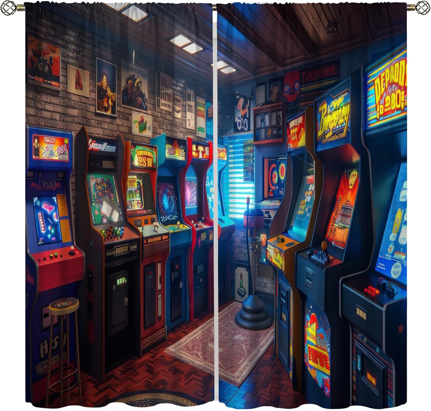90s Arcade Blackout Curtains G - đánh giá và giá Retro Gaming Youtube