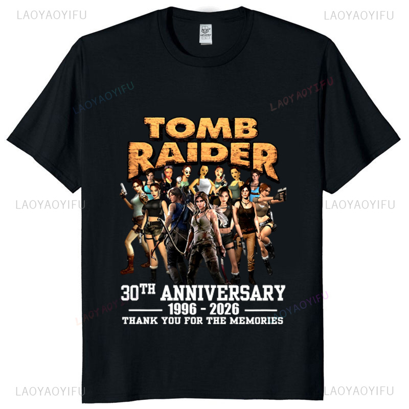 Tomb Raider 30th Anniversary U - đánh giá và giá Retro Gaming T Shirt