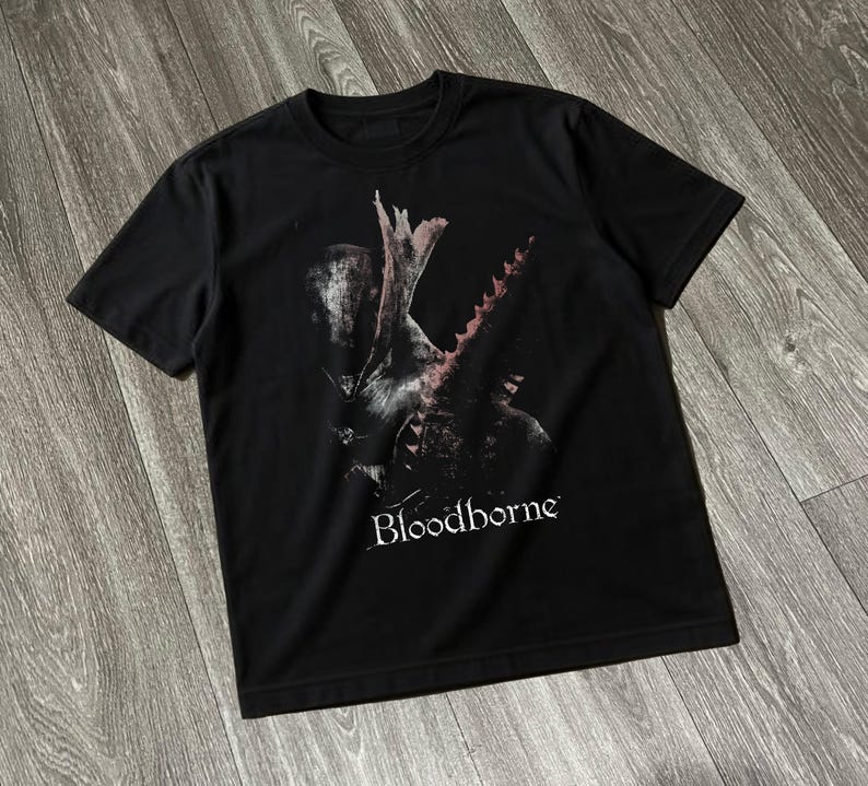 Bloodborne Dark Souls Gaming T - đánh giá và giá Retro Gaming T Shirt