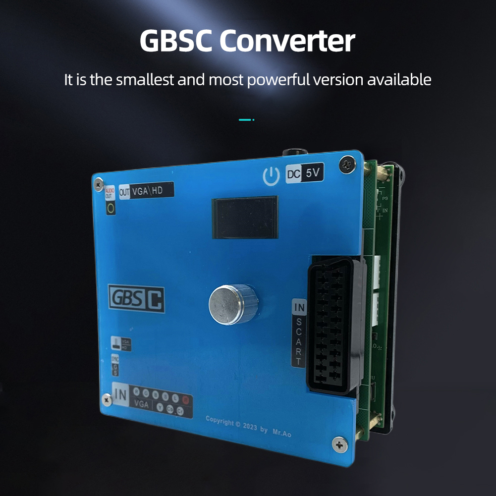 GBS Control Video Game Signal  - đánh giá và giá Scart To Hdmi
