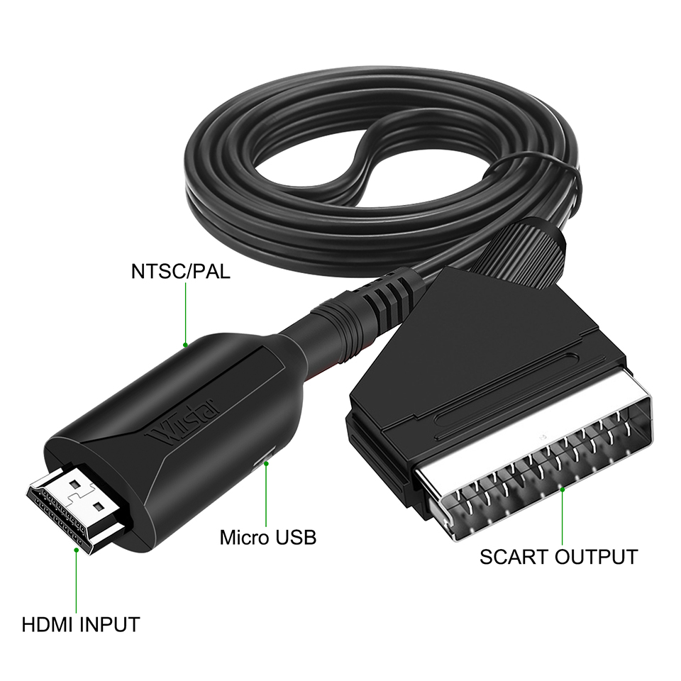 1080P HD HDMI-compatible to SC - đánh giá và giá Scart To Hdmi