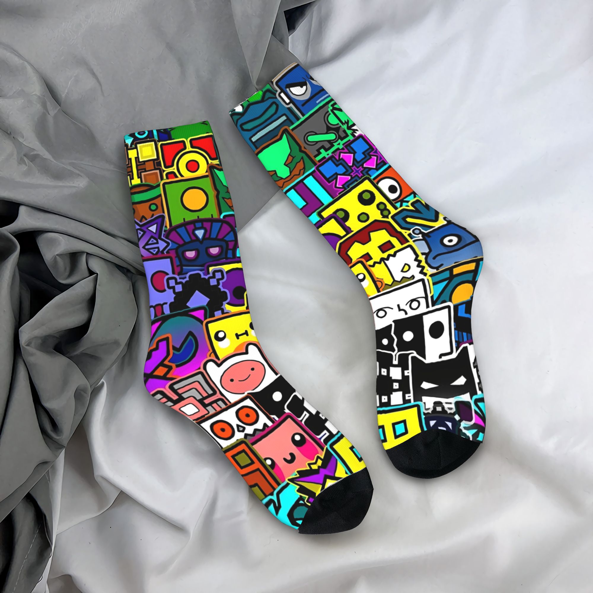 Geometry Gaming Dashed  Socks  - đánh giá và giá Retro Gaming Youtube